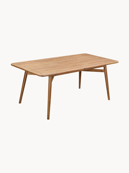 Marcino Acacia Wood Garden Table, 180 x 90 cm