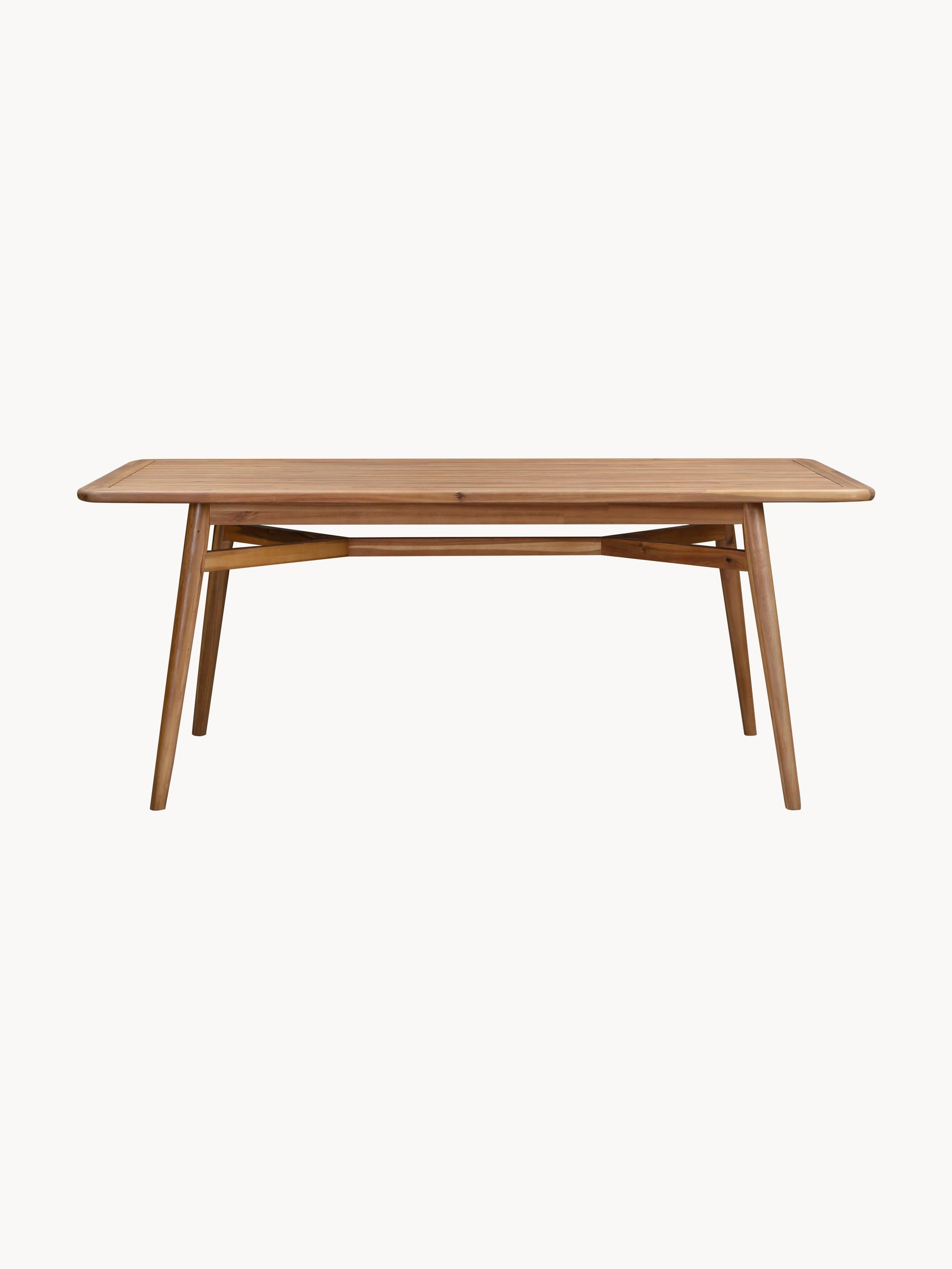 Marcino Acacia Wood Garden Table, 180 x 90 cm