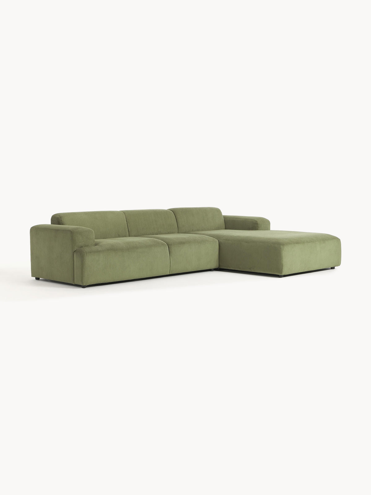 Melisa Corduroy Corner Sofa (4-Seater)