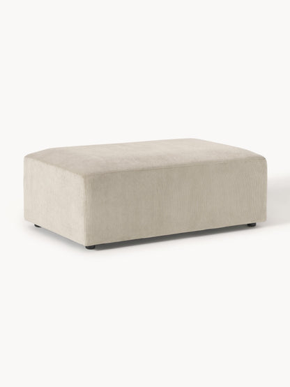 Melisa Corduroy XL Ottoman, W 116 x D 72 cm