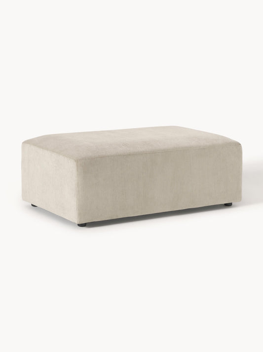 Melisa Corduroy XL Ottoman, W 116 x D 72 cm