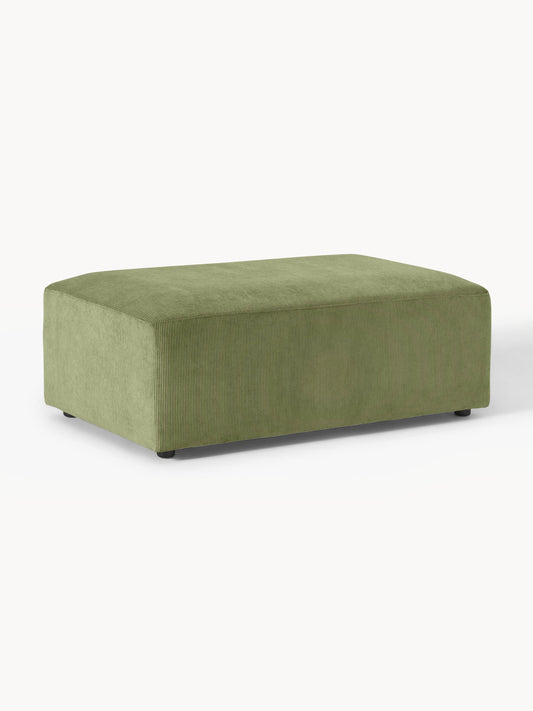 Melisa Corduroy XL Ottoman, W 116 x D 72 cm