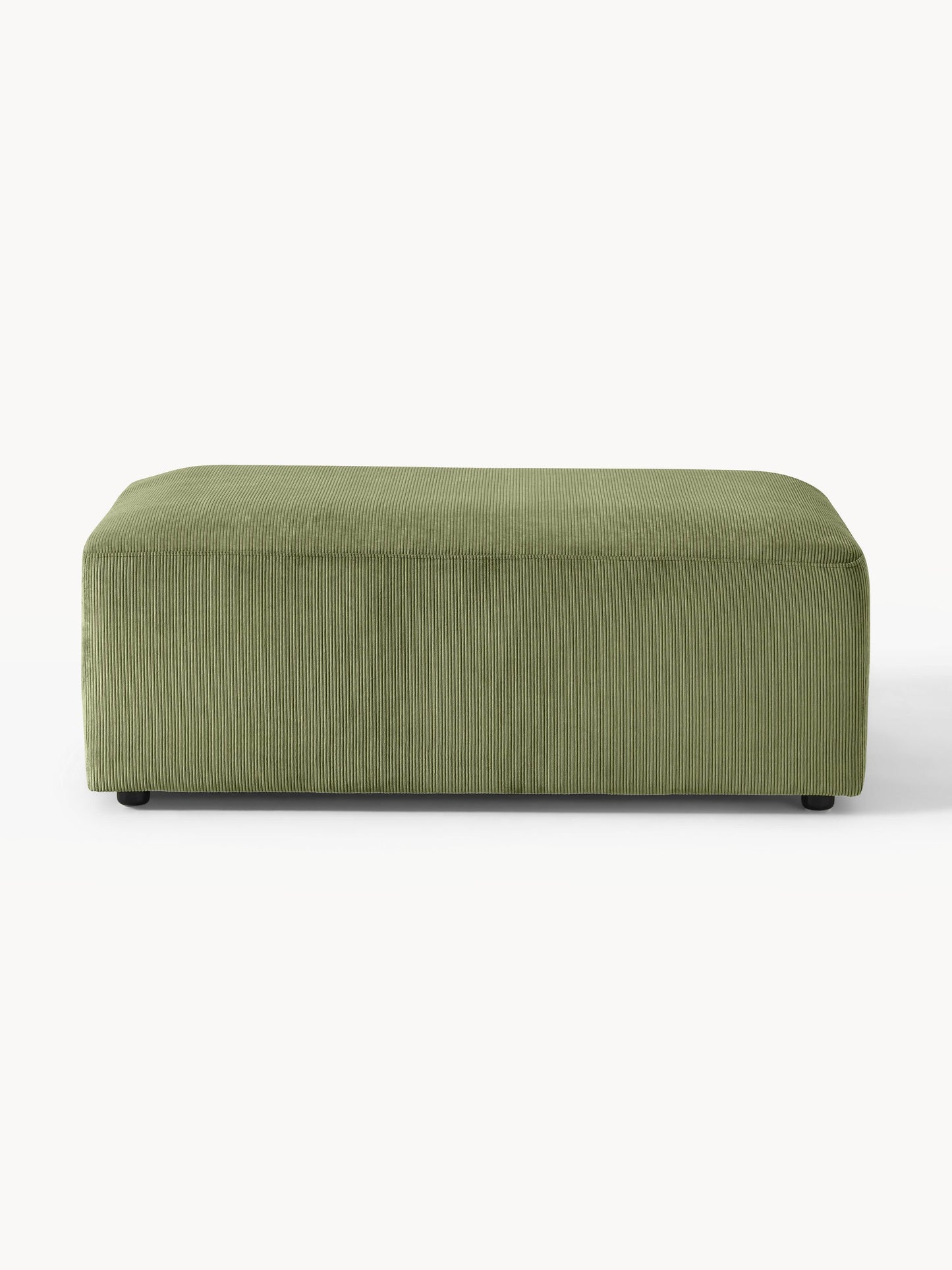 Melisa Corduroy XL Ottoman, W 116 x D 72 cm