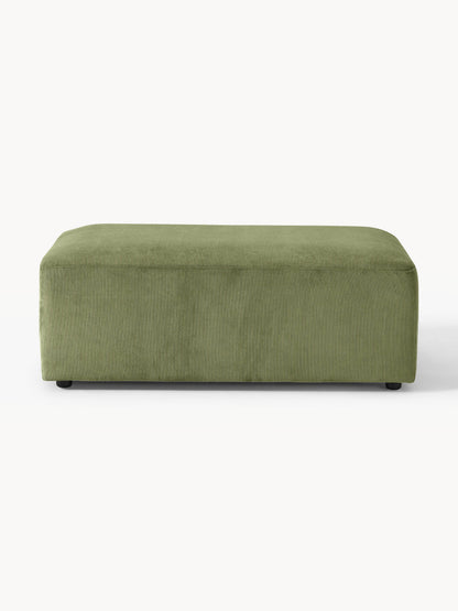 Melisa Corduroy XL Ottoman, W 116 x D 72 cm