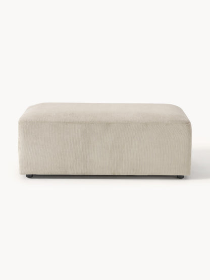 Melisa Corduroy XL Ottoman, W 116 x D 72 cm