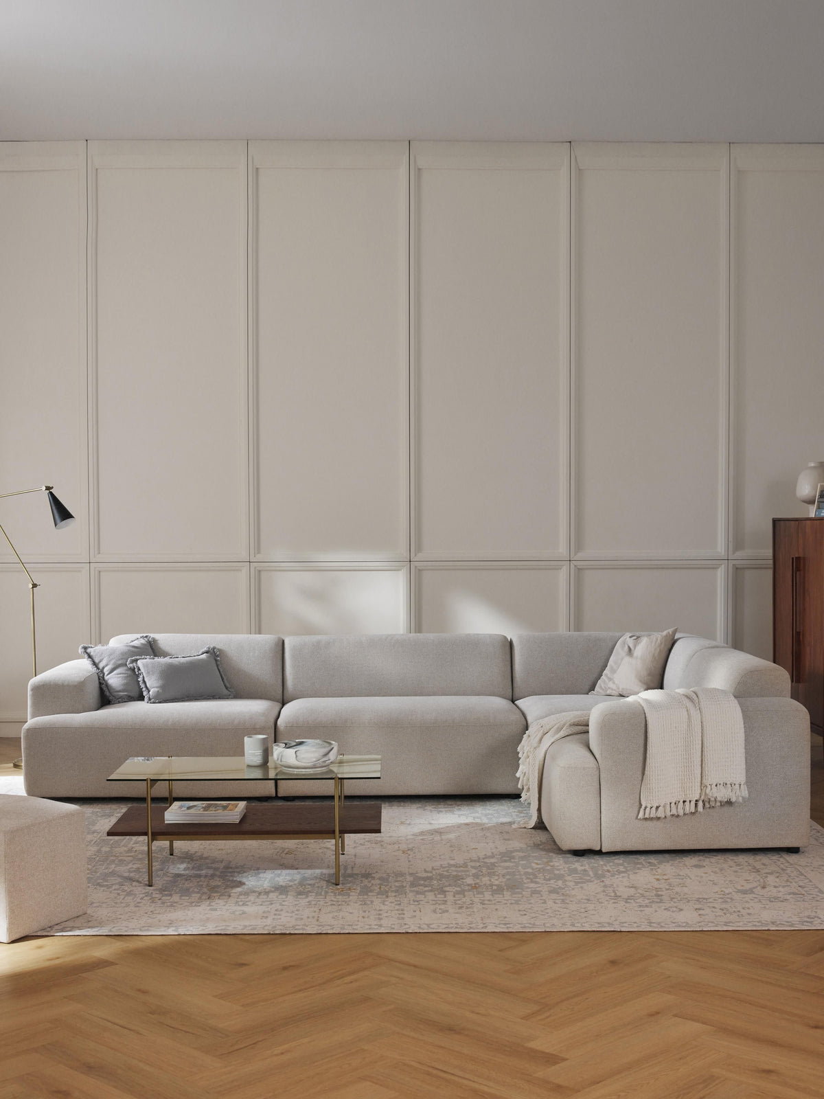 Melisa Large Corner Sofa (4-Seater)