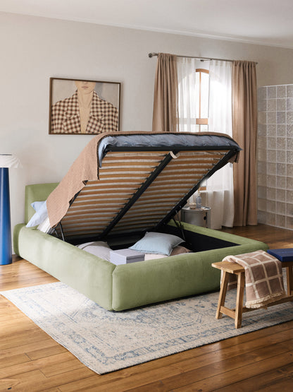 Melisa Upholstered Storage Bed
