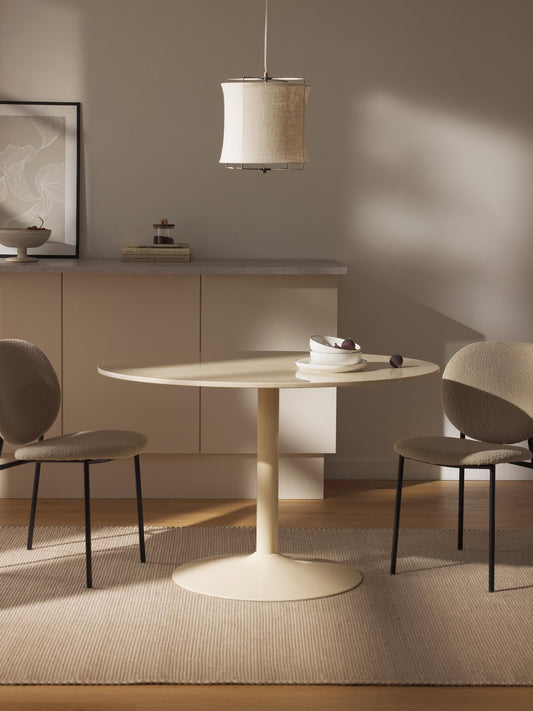 Milaya Oval Marble Dining Table, 120 x 90 cm