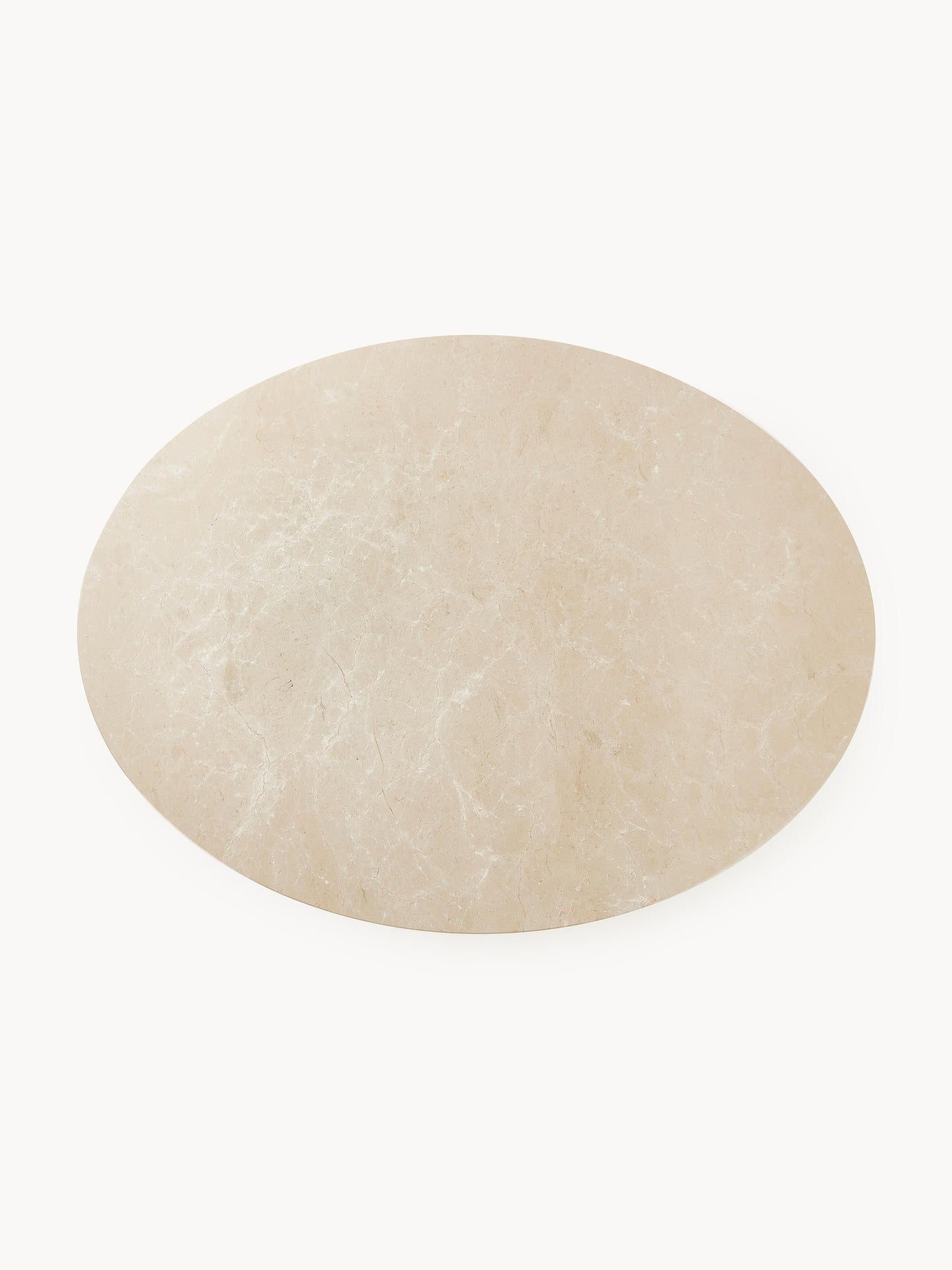 Milaya Oval Marble Dining Table, 120 x 90 cm
