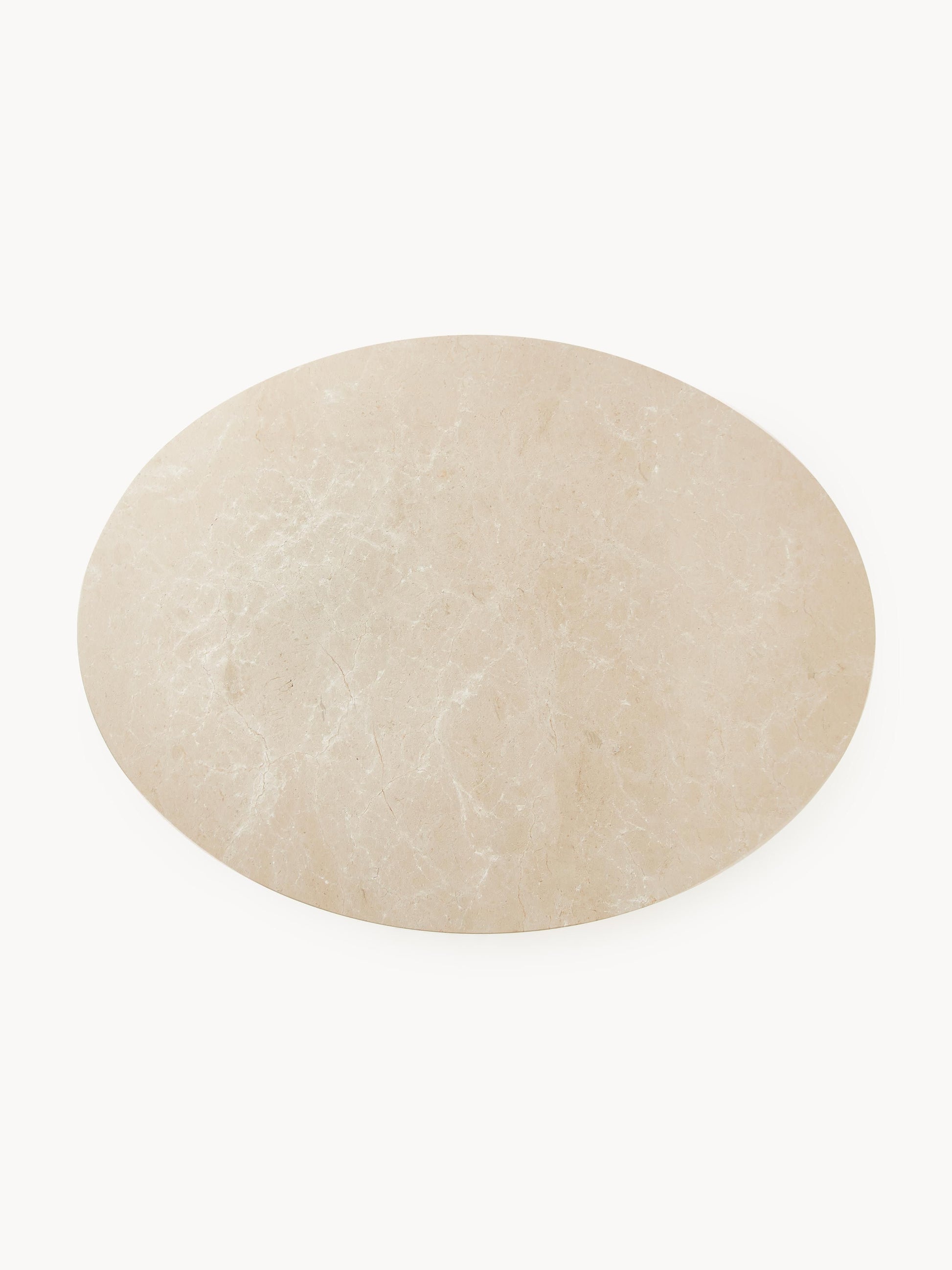 Milaya Oval Marble Dining Table, 120 x 90 cm