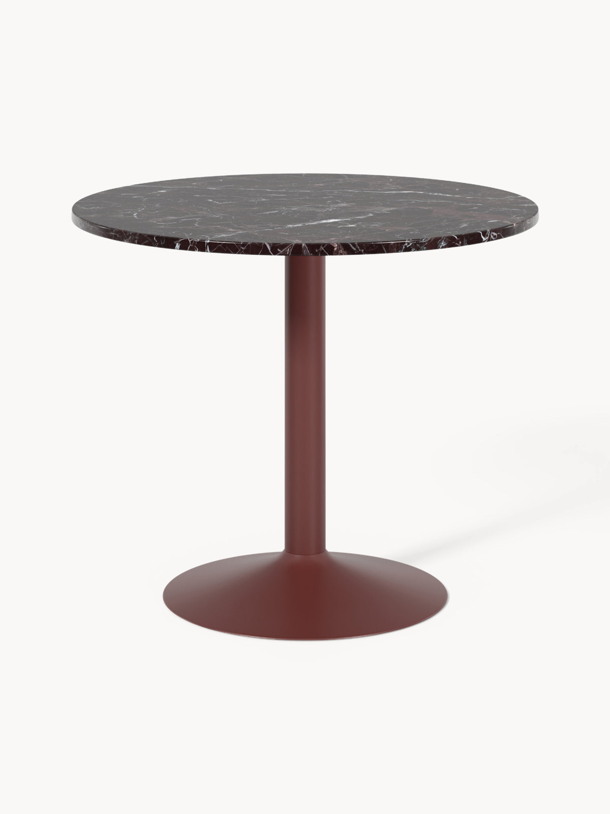 Milaya Round Marble Dining Table, Ø 90 cm