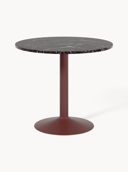 Milaya Round Marble Dining Table, Ø 90 cm