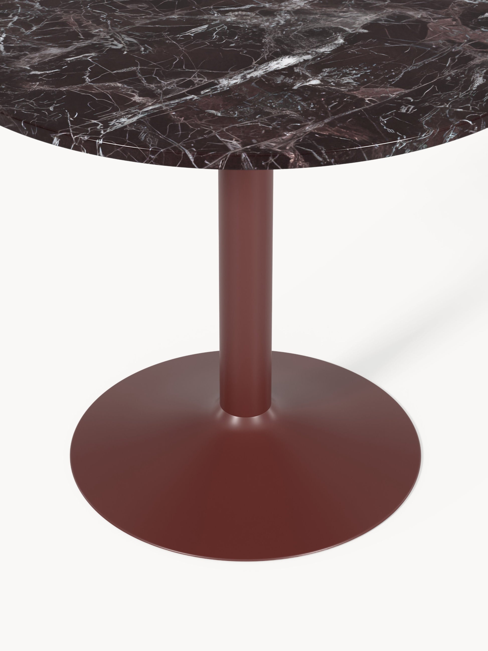 Milaya Round Marble Dining Table, Ø 90 cm