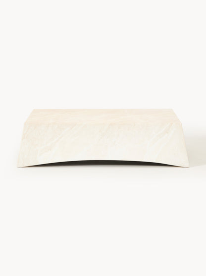 Mohara Indoor & Outdoor Coffee Table in Travertine Look, W 120 cm