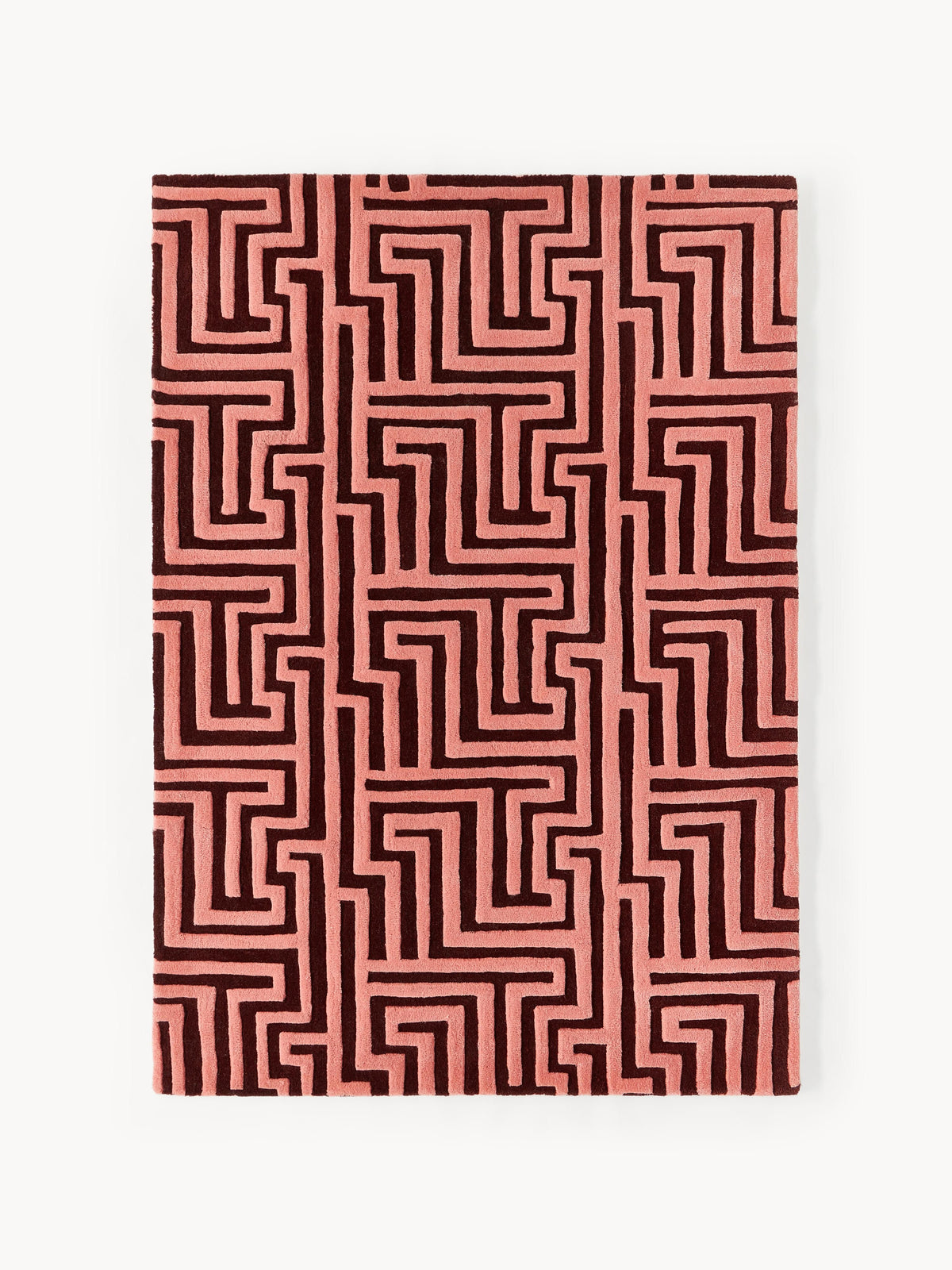 Montara Hand-Tufted Wool Rug with Raised High-Low Texture