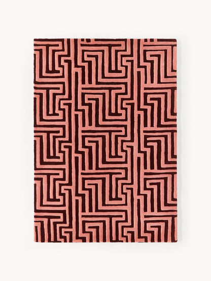 Montara Hand-Tufted Wool Rug with Raised High-Low Texture