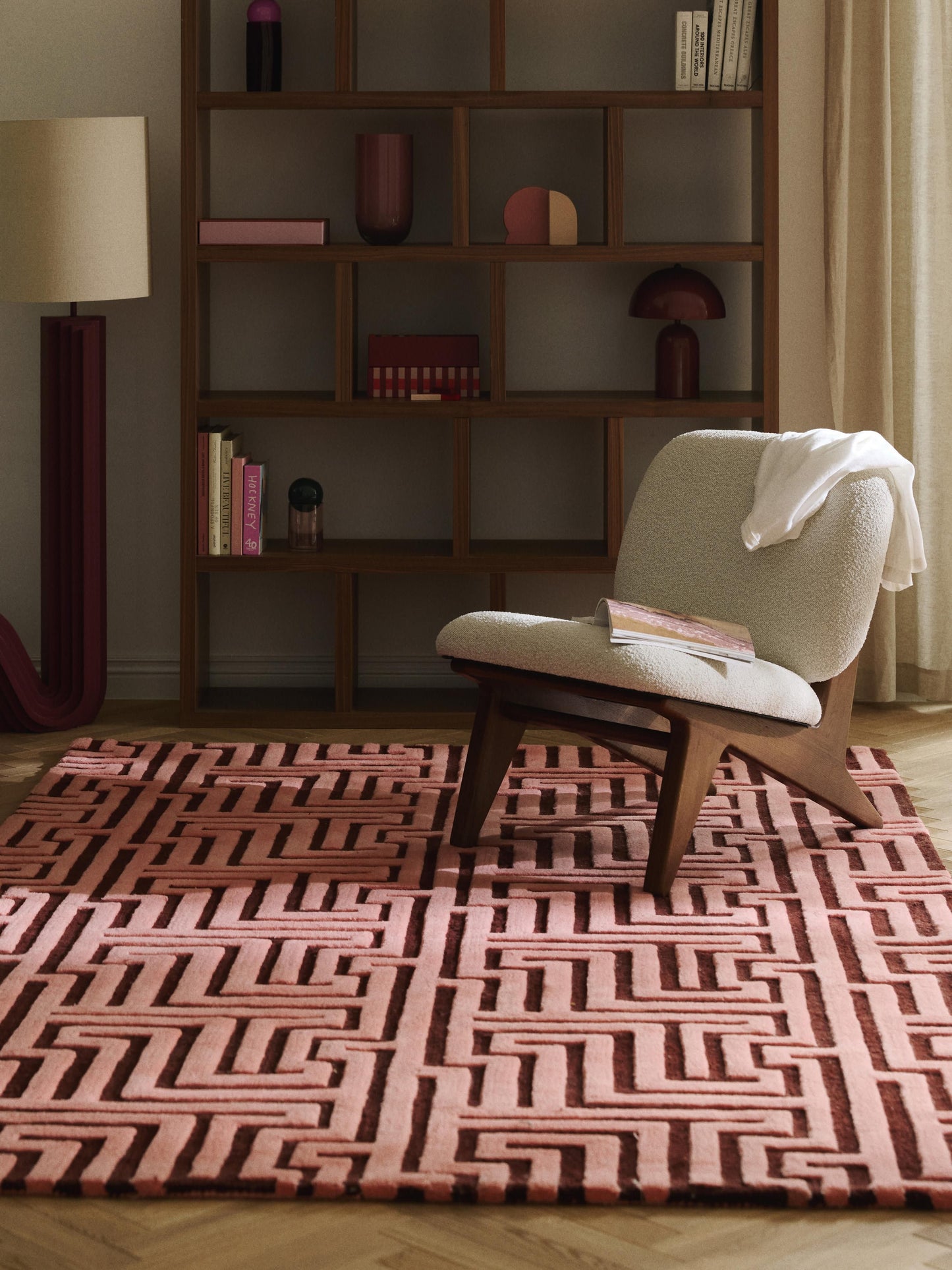 Montara Hand-Tufted Wool Rug with Raised High-Low Texture
