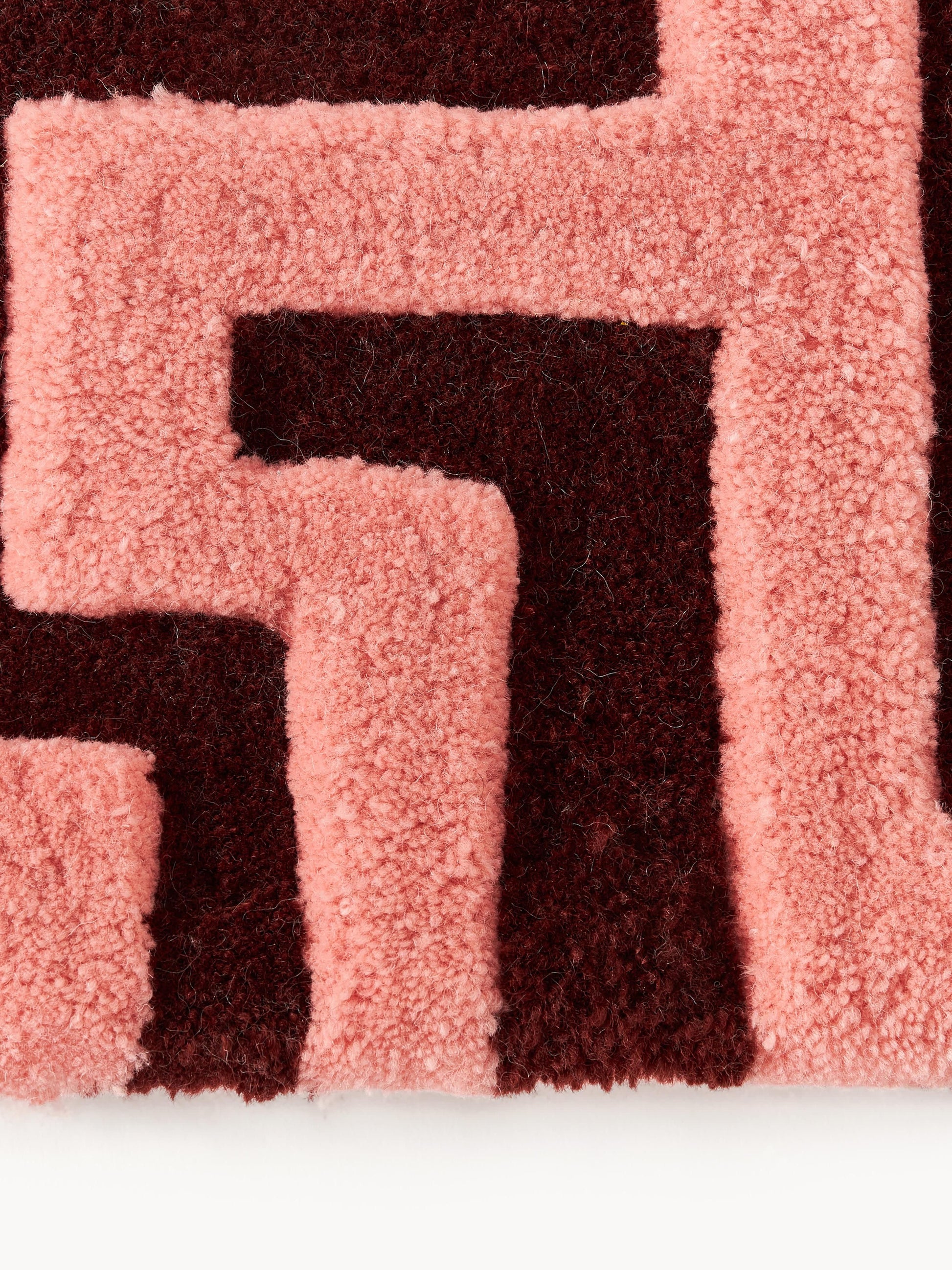 Montara Hand-Tufted Wool Rug with Raised High-Low Texture