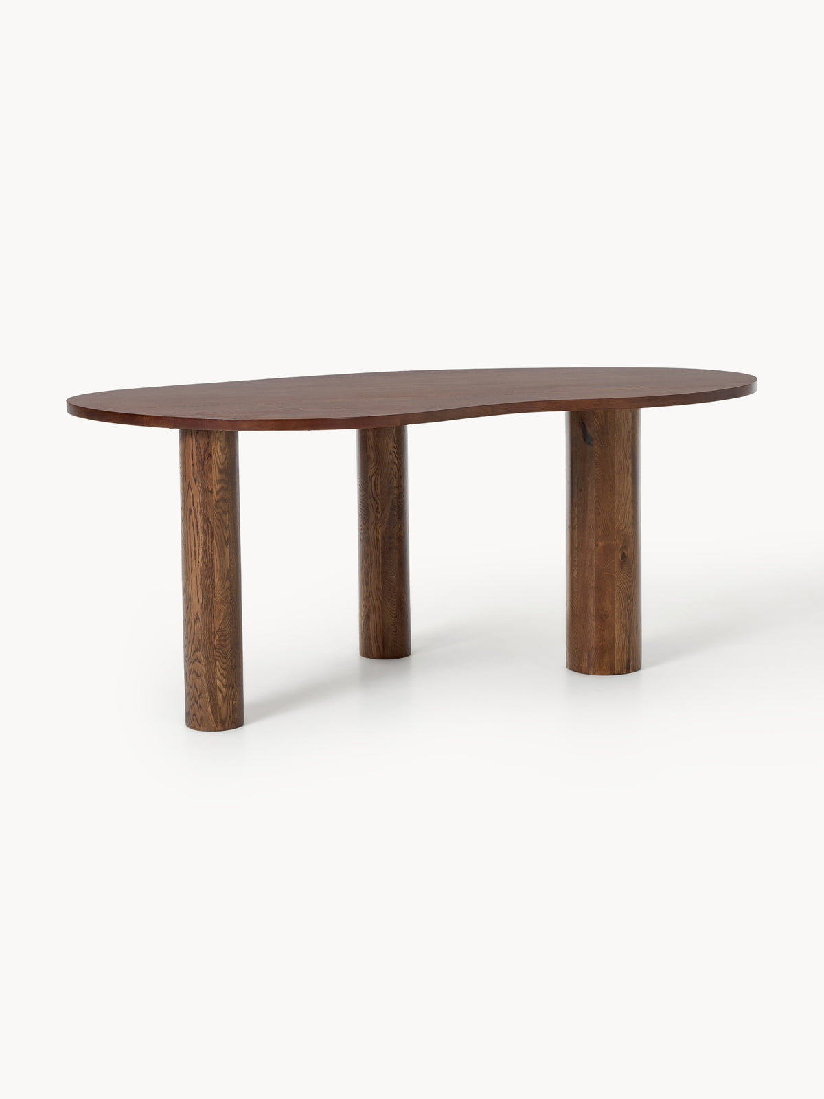 Narutta Dining Table in Oak with Organic Shape, in Various Sizes