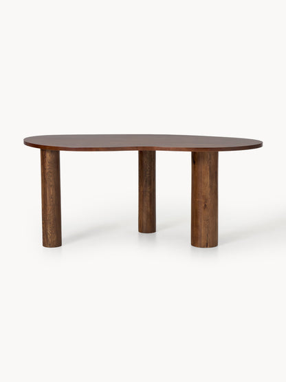 Narutta Dining Table in Oak with Organic Shape, in Various Sizes