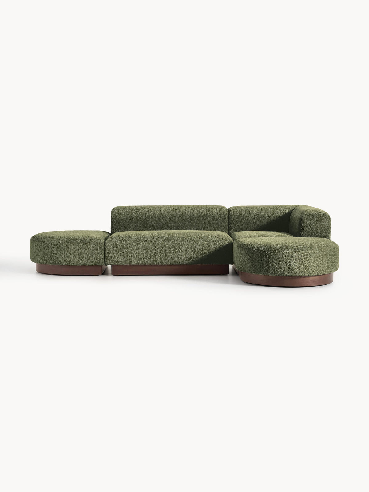 Natera Modular Corner Sofa in Teddy Bouclé