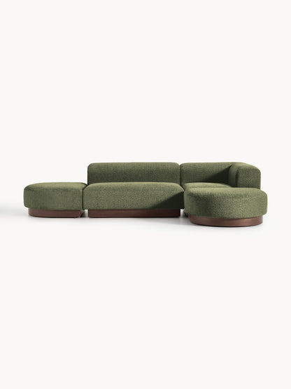 Natera Modular Corner Sofa in Teddy Bouclé