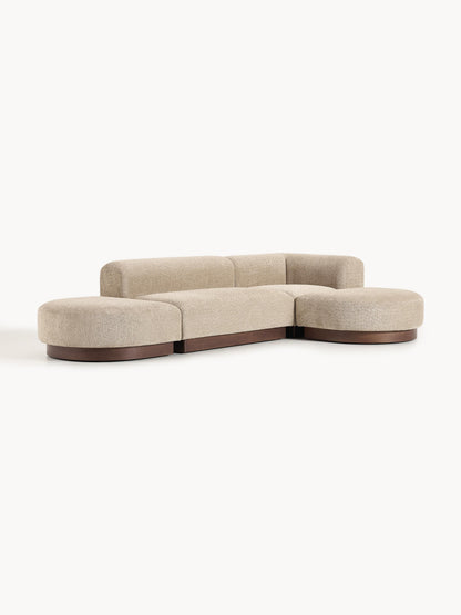 Natera Modular Corner Sofa in Teddy Bouclé