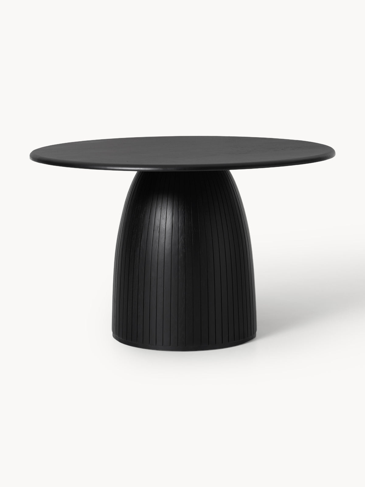Nellow Round Dining Table with Fluted Texture, in Various Sizes
