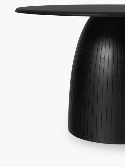 Nellow Round Dining Table with Fluted Texture, in Various Sizes