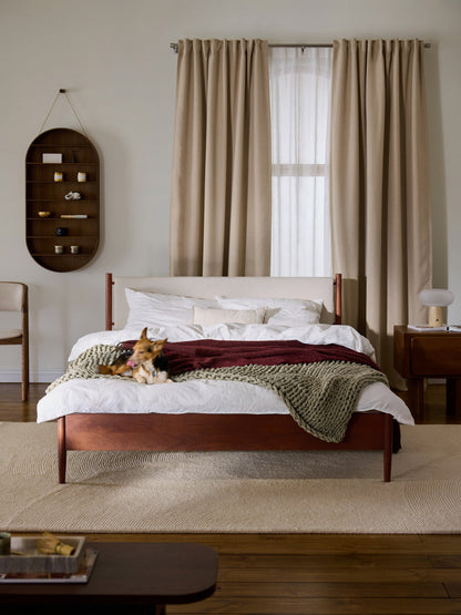 Paulino Mango Wood Bed