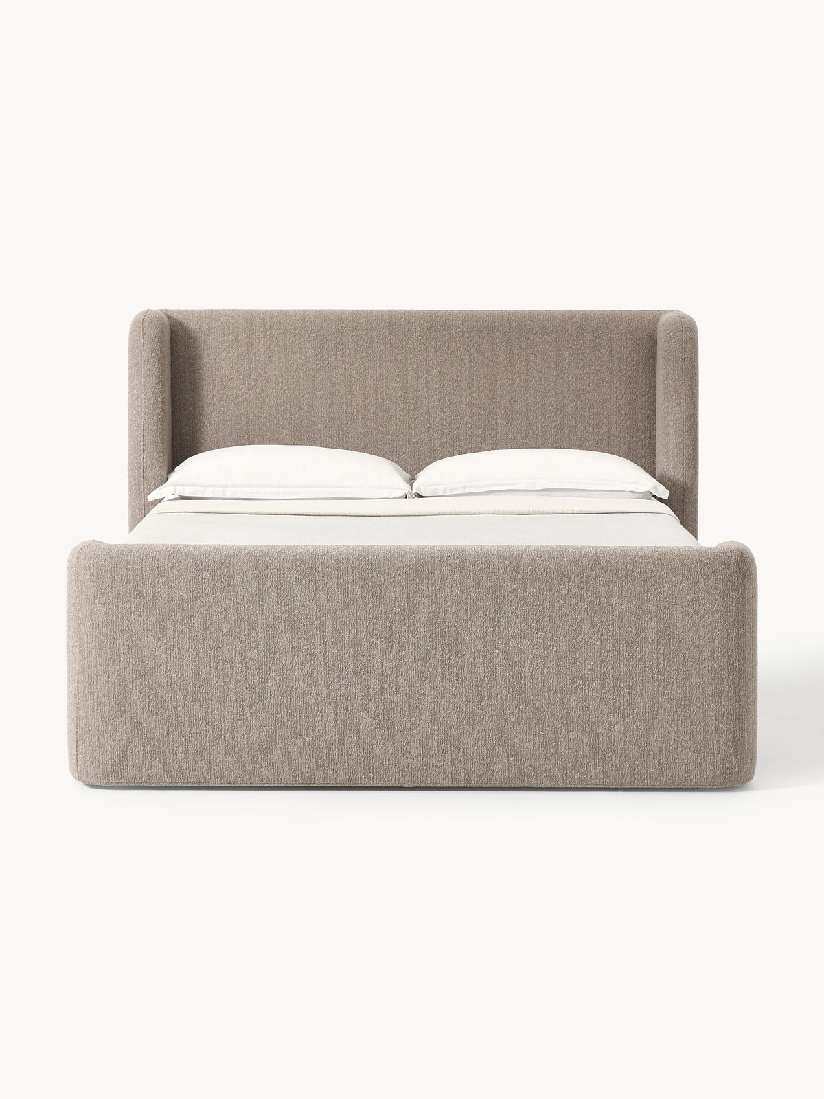 Perlita Bouclé Box Spring Bed