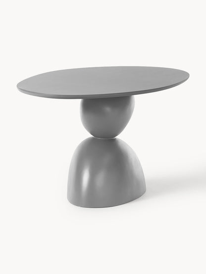 Sahrena Oval Dining Table with Organic Design, 180 x 90 cm