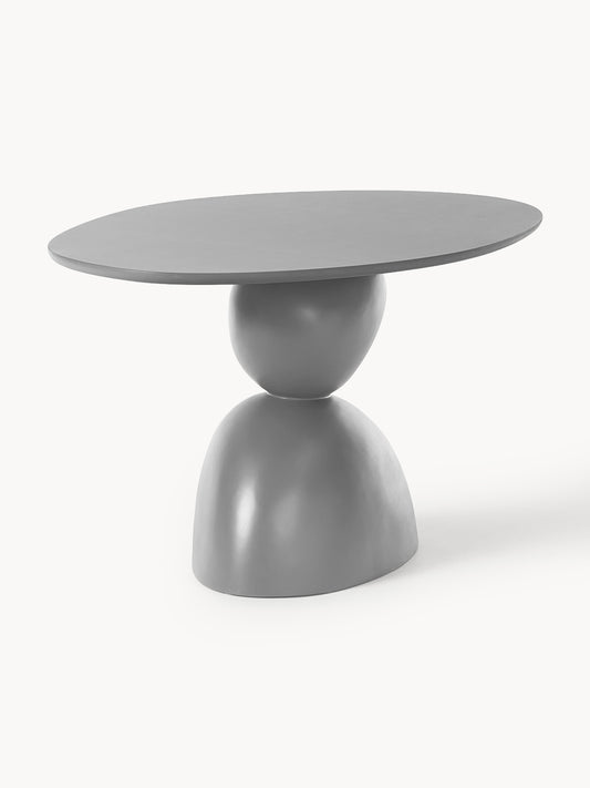 Sahrena Oval Dining Table with Organic Design, 180 x 90 cm