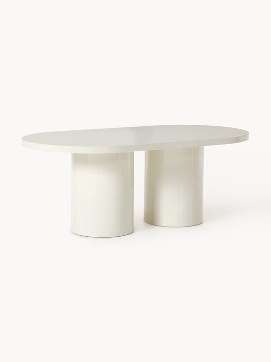 Sayenna Oval Garden Dining Table, 200 x 100 cm