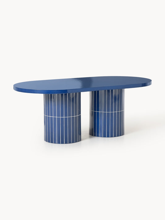 Sayenna Oval Garden Dining Table, 200 x 100 cm