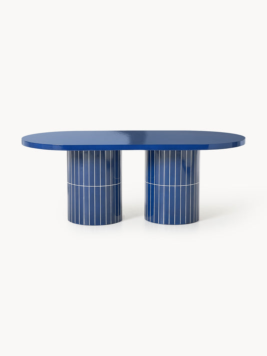 Sayenna Oval Garden Dining Table, 200 x 100 cm