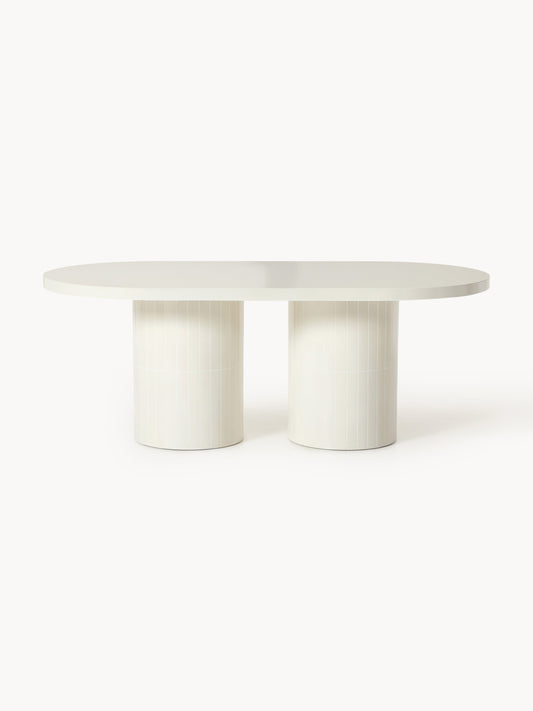 Sayenna Oval Garden Dining Table, 200 x 100 cm