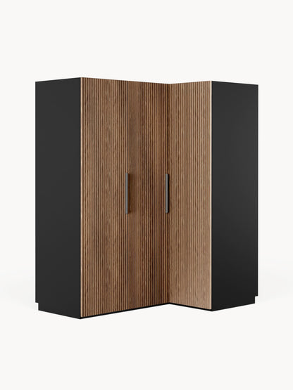 Simonetta Modular Corner Wardrobe, 165 cm Wide, in Various Sizes
