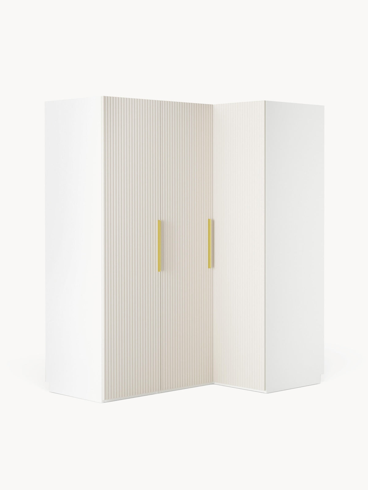 Simonetta Modular Corner Wardrobe, 165 cm Wide, in Various Sizes