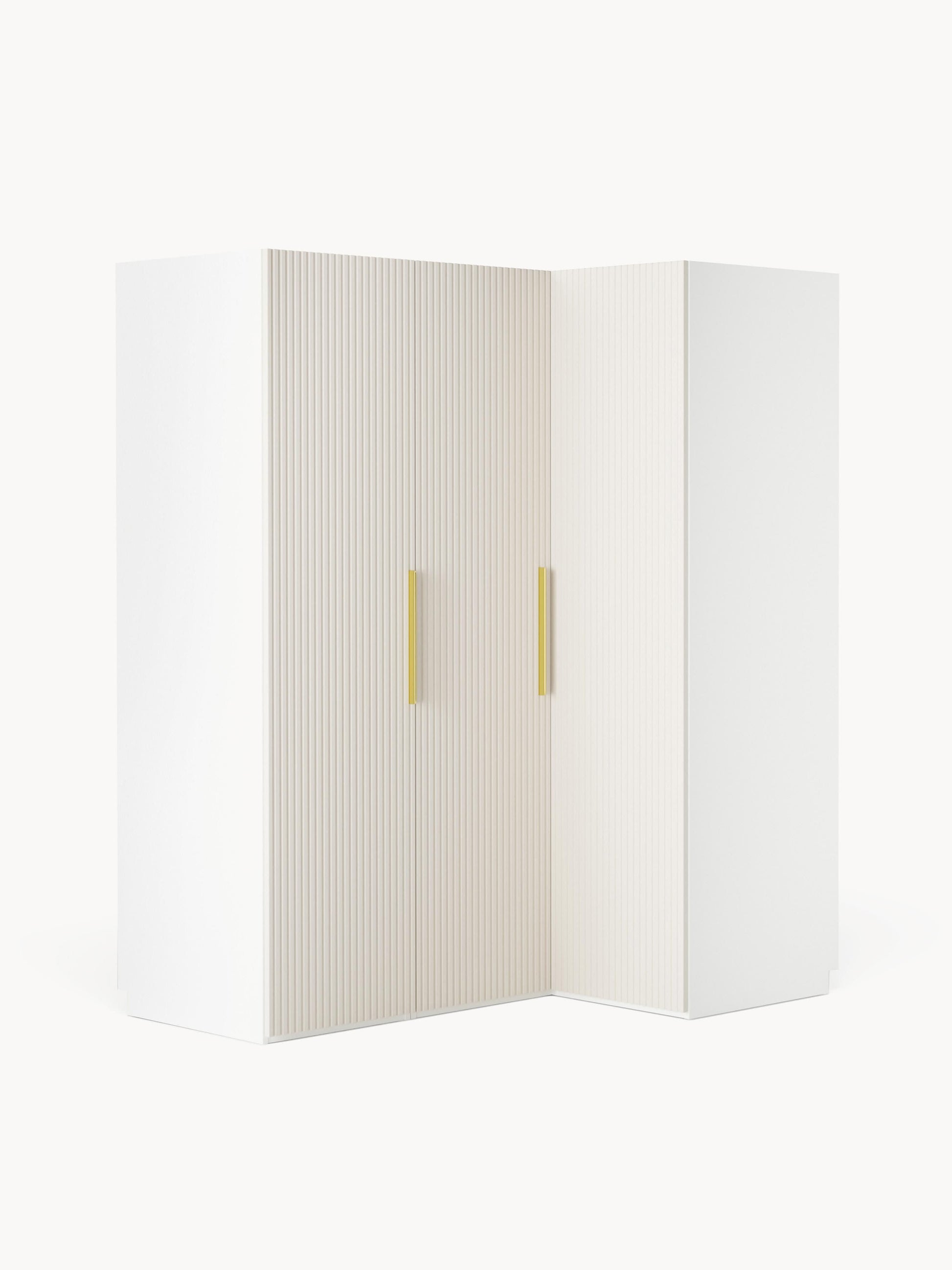 Simonetta Modular Corner Wardrobe, 165 cm Wide, in Various Sizes