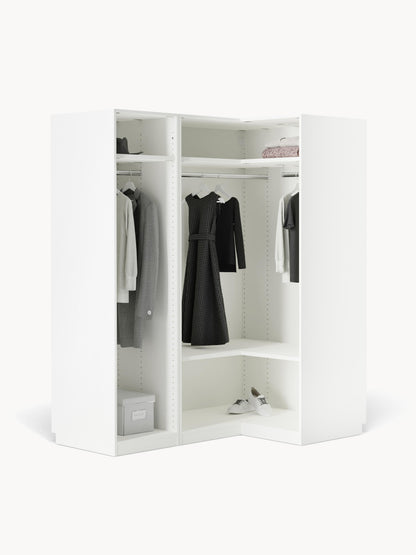 Simonetta Modular Corner Wardrobe, 165 cm Wide, in Various Sizes