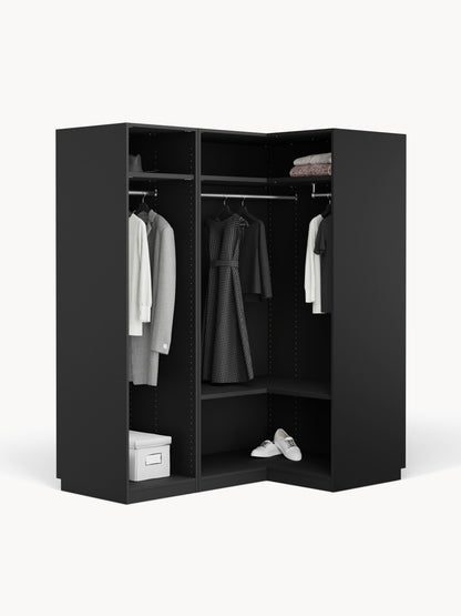 Simonetta Modular Corner Wardrobe, 165 cm Wide, in Various Sizes