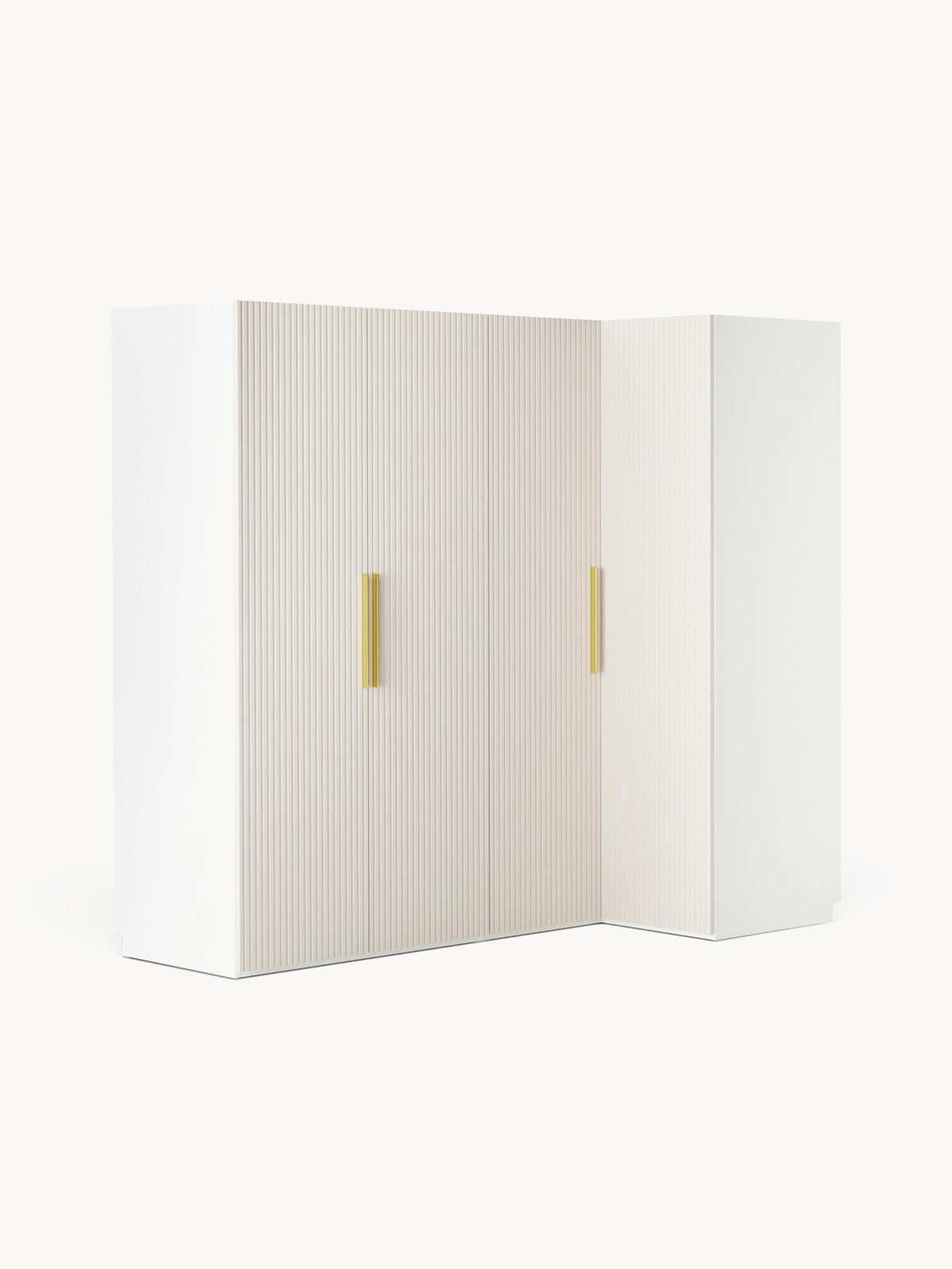Simonetta Modular Corner Wardrobe, 215 cm Wide, in Various Sizes