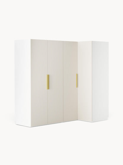 Simonetta Modular Corner Wardrobe, 215 cm Wide, in Various Sizes