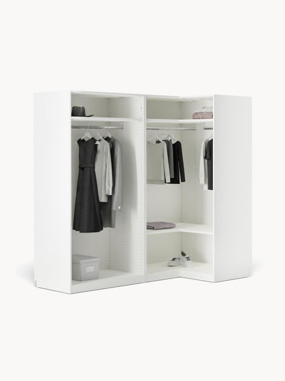 Simonetta Modular Corner Wardrobe, 215 cm Wide, in Various Sizes