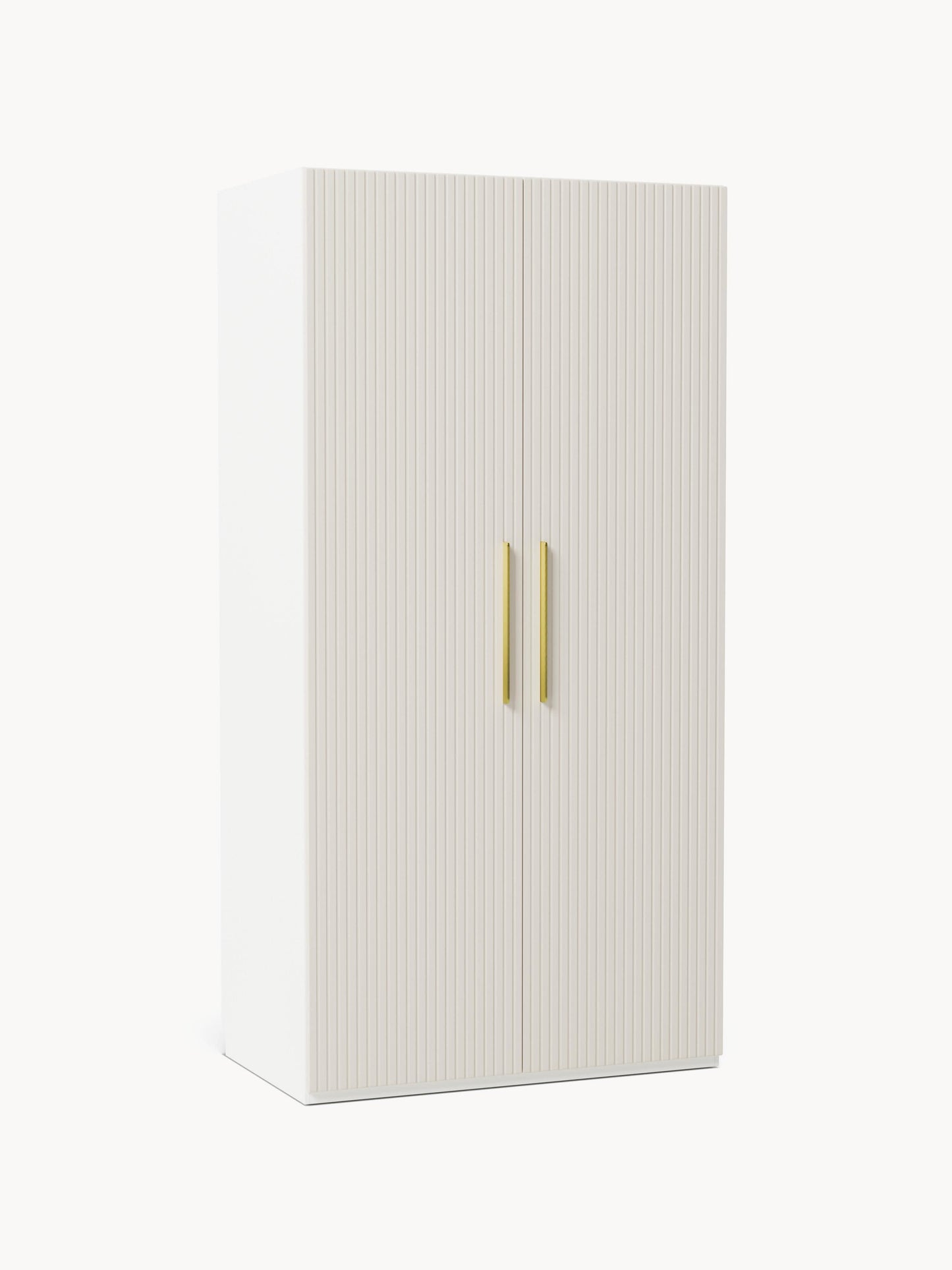 Simonetta Modular Hinged-Door Wardrobe, 100 cm Wide, in Various Sizes