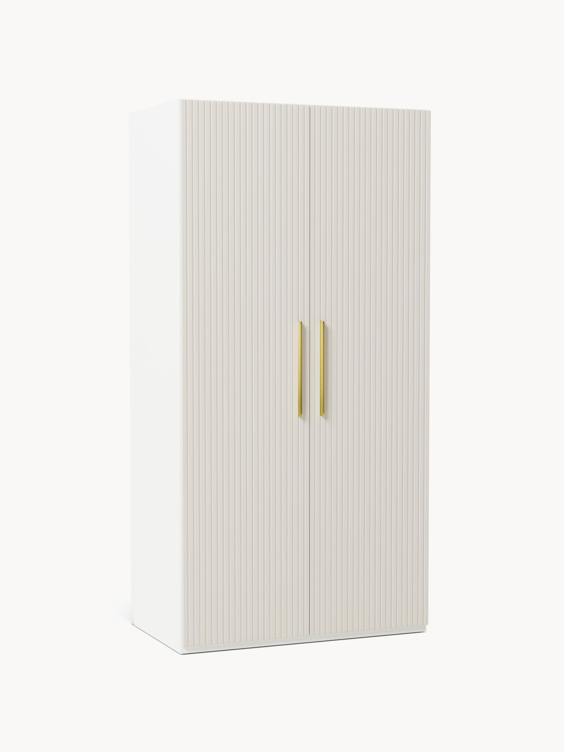 Simonetta Modular Hinged-Door Wardrobe, 100 cm Wide, in Various Sizes