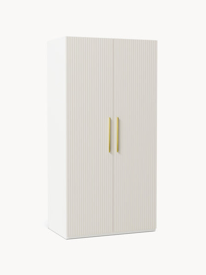 Simonetta Modular Hinged-Door Wardrobe, 100 cm Wide, in Various Sizes