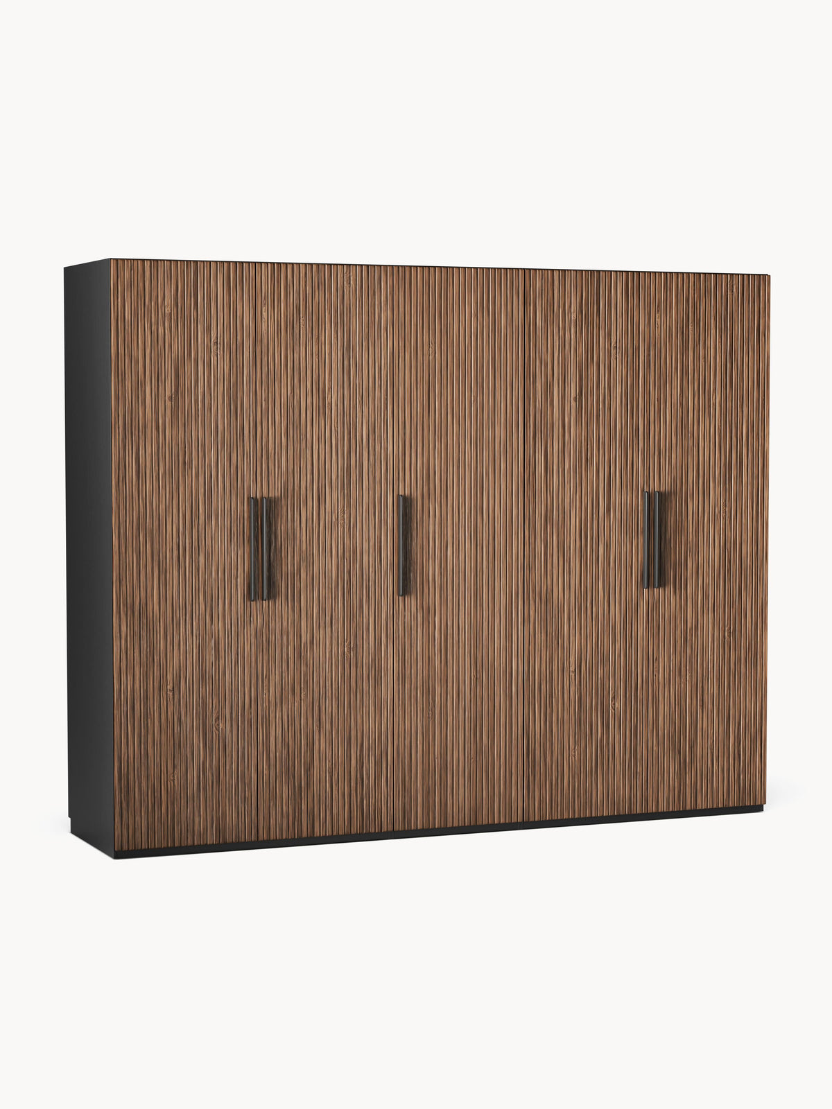 Simonetta Modular Hinged-Door Wardrobe, 250 cm Wide, in Various Sizes
