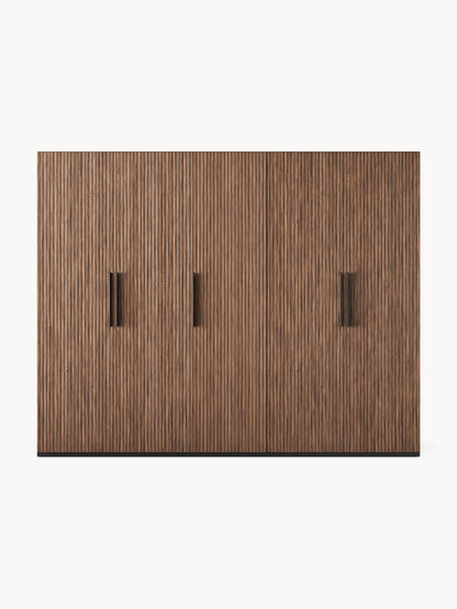 Simonetta Modular Hinged-Door Wardrobe, 250 cm Wide, in Various Sizes
